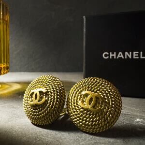Chanel Swirl Rope Earrings